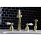 Kingston Brass KB1797PLBS 8" Widespread Kitchen Faucet W/ Brass Sprayer, Brushed Brass KB1797PLBS - alternate 5